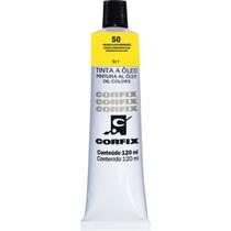 Tinta Óleo Corfix 120ml Cor Amarelo Claro Permanente 50