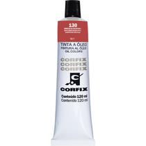 Tinta Óleo Corfix 120ml Cor Vermelho Cádmio Escuro Imit. 130