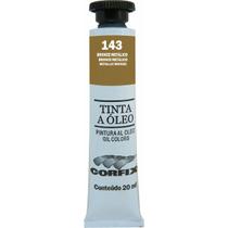 Tinta Óleo Corfix 20ml Cor Bronze Metálico 143