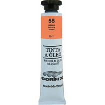 Tinta Óleo Corfix 20ml Cor Laranja 55 Gr. 1