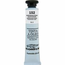 Tinta Óleo Corfix 20ml Cor Super Branco Titânio 152