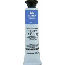 Tinta Óleo Corfix 37ml Cor Azul Cobalto 66 Gr. 1