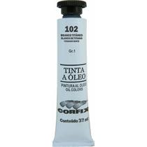 Tinta Óleo Corfix 37ml Cor Branco Titâneo 102 Gr. 1