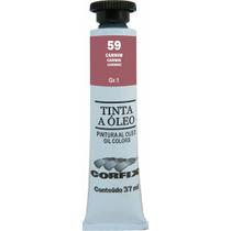 Tinta Óleo Corfix 37ml Cor Carmim 59 Gr. 1