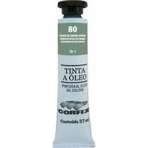 Tinta Óleo Corfix 37ml Cor Óxido de Cromo Verde 80 Gr. 1