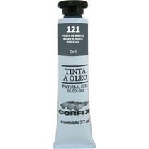 Tinta Óleo Corfix 37ml Cor Preto de Marte 121 Gr. 1