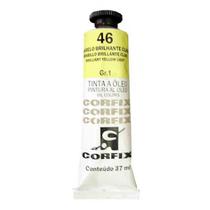 Tinta Oleo Corfix G1 46 Amarelo Brilhante Claro 37Ml Tinta Oleo Corfix G1 46 Amarelo Brilhante Claro 37Ml
