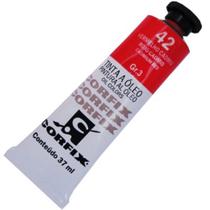 Tinta Óleo Corfix Vermelho Cadmio 37ml Tinta Óleo Corfix Vermelho Cadmio 37ml
