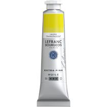 Tinta Óleo Extra Fine Lefranc Para Tela Transparent Yellow 40ml