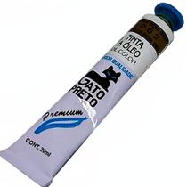 Tinta Óleo Gato Preto Amarelo Ocre Ouro 20ml