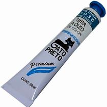 Tinta Óleo Gato Preto Azul Celeste 20ml