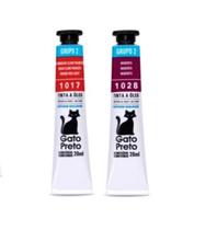Tinta Óleo Premium G2 Semi Transparente 20ml Gato Preto
