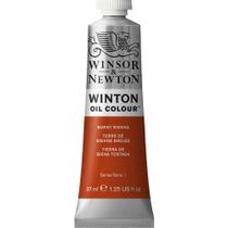 Tinta óleo Winsor &amp Newton Winton 37ml 074 Burnt Sienna 1414074 1 ed