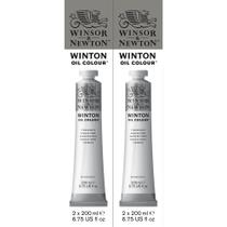 Tinta Óleo Winsor & Newton Winton 200ml 644 Titanium White com 2