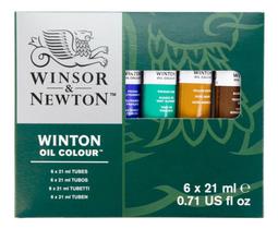 Tinta Óleo Winton 21ml Winsor & Newton 06 Tubos Tinta Óleo Winton 21ml Winsor & Newton 06 Tubos