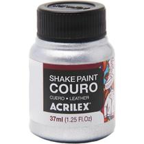 Tinta p/ Couro Shake Paint - Acrilex - PRATA