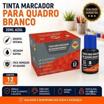 Tinta P/marcador Quadro Branco 20ml Jocar Office c/12 Uni Azul Tinta P/marcador Quadro Branco 20ml Jocar Office c/12 Uni Azul