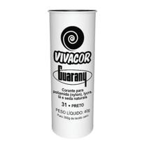 Tinta p/ Tecido Corante Roupas Vivacor Guarany 40g Preto
