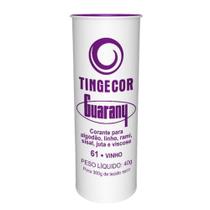 Tinta p/ Tecido Corante Tingecor Guarany 40g Tintol Vinho