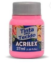 Tinta p/tecido fosca 37ml rosa 04140 Acrilex PT 1 UN