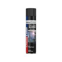Tinta Para Alumínio Preto Fosco 400ml Esquadrias Metal