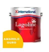 Tinta para Barco Esmalte Sintético Náutico Lagoline Amarelo 3,6 Lts