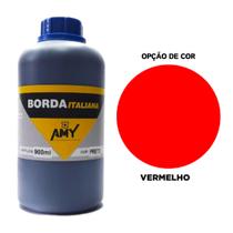 Tinta Para Borda Italiana Couro Amy 500ml Diversas Cores