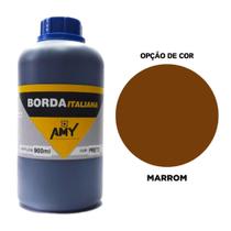 Tinta Para Borda Italiana de Couro Amy 500ml