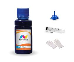 Tinta Para Brother MFC-490CW LC61C 100ml Linha Platinum