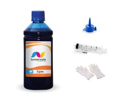 Tinta Para Brother MFC-5490CN LC61C 500ml Linha Platinum