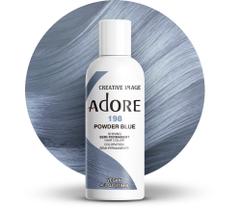 Tinta para Cabelo Adore 198 Azul Pó Vegana 118 ml