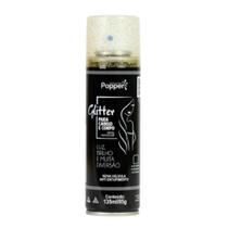 Tinta Para Cabelo E Corpo Popper Dourado Glitter 135ml