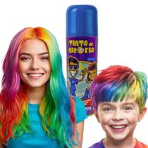Tinta para Cabelos Spray da Alegria Tintura Temporária 150 ml - Festa Carnaval Cabelo Maluco