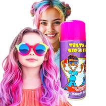 Tinta para Cabelos Spray da Alegria Tintura Temporária 150 ml - Festa Carnaval Cabelo Maluco
