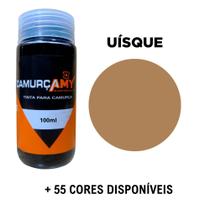 Tinta Para Camurça e Nobuck 100ml - Ideal para Sapatos, Botas, Tênis, Sandálias e Sapatênis. - AMY