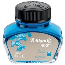 Tinta Para Caneta Tinteiro Azul Turquesa Pelikan 4001 30ml