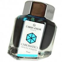Tinta Para Caneta Tinteiro Caran dAche Chromatics 50ml Hypnotic Turquoise