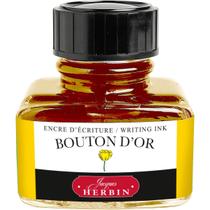 Tinta Para Caneta Tinteiro Herbin - Bouton Dor - 30ml Tinta Para Caneta Tinteiro Herbin - Bouton Dor - 30ml