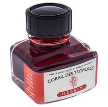 Tinta para Caneta Tinteiro Herbin La Perle des Encres 30 ml Corail Des Tropiques