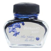 Tinta Para Caneta Tinteiro Pelikan 4001 30ml Azul Preto