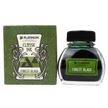 Tinta Para Caneta Tinteiro Platinum Classic Forest Black