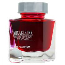 Tinta Para Caneta Tinteiro Platinum Miscível 20ml Flame Red