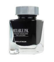 Tinta Para Caneta Tinteiro Platinum Mix Smoke Black 20Ml