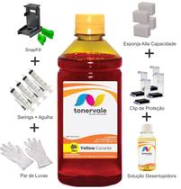 Tinta Para Canon MG2525 CL-246 Yellow 250ml Linha Platinum