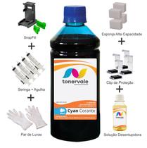 Tinta Para Canon MG2910 CL-146 Cyan 500ml Linha Platinum