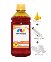 Tinta Para Canon MG5210 CLI-125 Yellow 500ml Linha Platinum