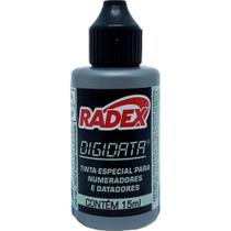 Tinta para Carimbo 15ML Preta Numerador e Datador (7897254101545) - Radex