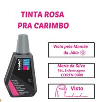 Tinta para carimbo, Cor Rosa Intenso 28ml, marca Trodat Tinta para carimbo, Cor Rosa Intenso 28ml, marca Trodat