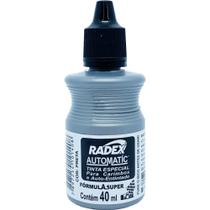 Tinta para Carimbo Preta 40ML Automático Caixa com 12
