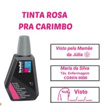 Tinta Para Carimbo Rosa Intenso Trodat 28ml - Original e Alta Qualidade Tinta Para Carimbo Rosa Intenso Trodat 28ml - Original e Alta Qualidade